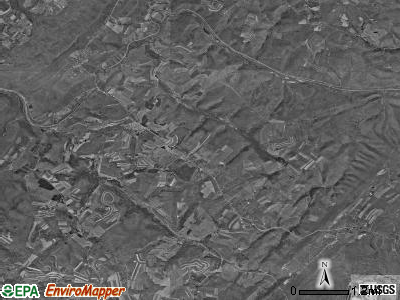 Larimer township, Pennsylvania satellite photo by USGS