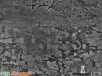 Toulon township, Illinois satellite photo by USGS