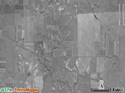 Watauga township, South Dakota satellite photo by USGS