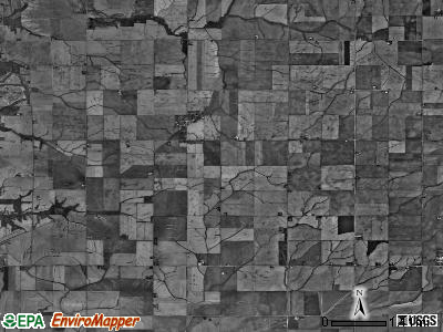Penn township, Illinois satellite photo by USGS