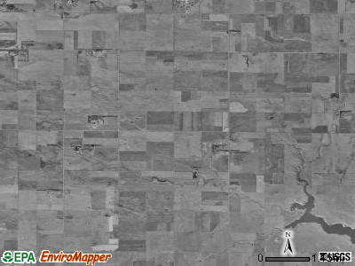 Wachter township, South Dakota satellite photo by USGS