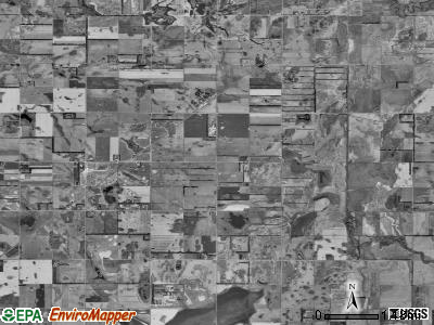 Weston township, South Dakota satellite photo by USGS