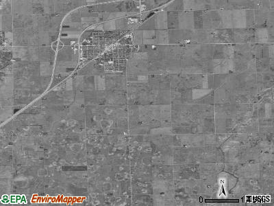 Dwight township, Illinois satellite photo by USGS
