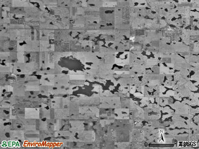 Hosmer township, South Dakota satellite photo by USGS