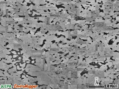 Sangamon township, South Dakota satellite photo by USGS
