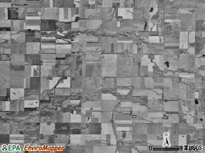 Homer township, South Dakota satellite photo by USGS
