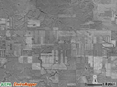 Rainbow township, South Dakota satellite photo by USGS