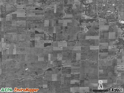 Reading township, Illinois satellite photo by USGS