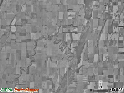 Gem township, South Dakota satellite photo by USGS