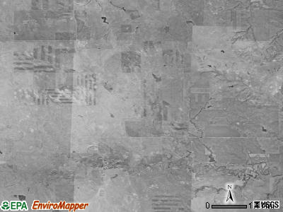 Duell township, South Dakota satellite photo by USGS