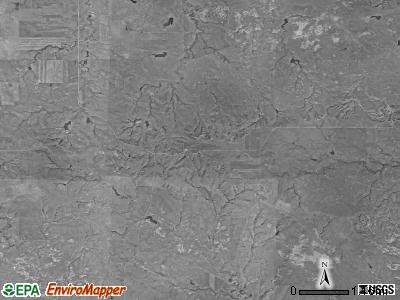 Brushy township, South Dakota satellite photo by USGS