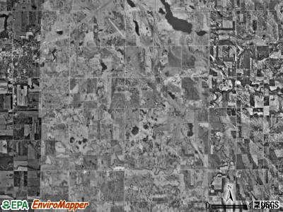 Alban township, South Dakota satellite photo by USGS