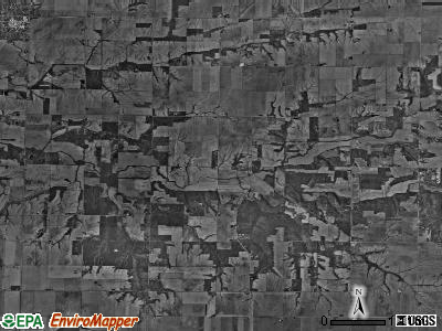 Kelly township, Illinois satellite photo by USGS