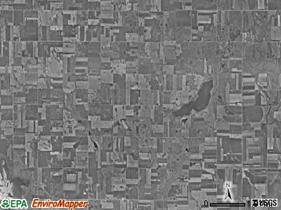 Dexter township, South Dakota satellite photo by USGS