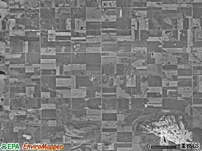 Eden township, South Dakota satellite photo by USGS