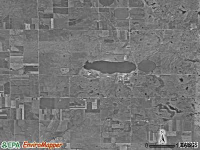 Leola township, South Dakota satellite photo by USGS