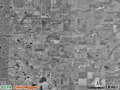 Stockholm township, South Dakota satellite photo by USGS