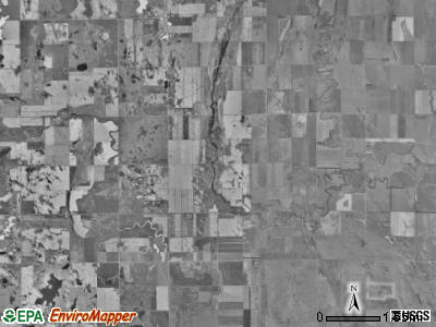 Athol township, South Dakota satellite photo by USGS