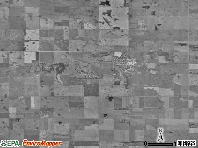 Tamworth township, South Dakota satellite photo by USGS