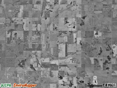 Centerville township, South Dakota satellite photo by USGS