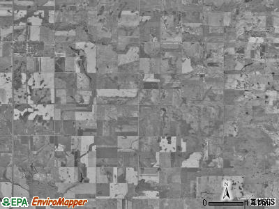 Turton township, South Dakota satellite photo by USGS