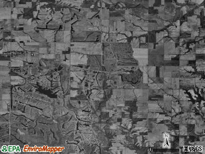 Victoria township, Illinois satellite photo by USGS