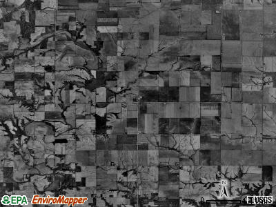 West Jersey township, Illinois satellite photo by USGS