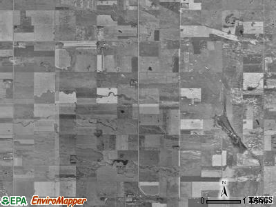 Arcade township, South Dakota satellite photo by USGS