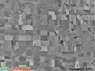 Prairie Center township, South Dakota satellite photo by USGS