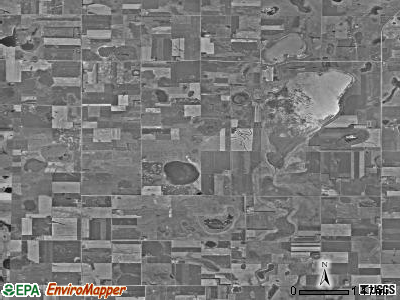 Graceland township, South Dakota satellite photo by USGS