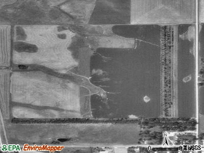 Elmira township, South Dakota satellite photo by USGS