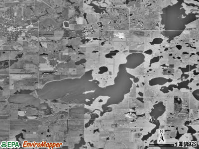 Day township, South Dakota satellite photo by USGS