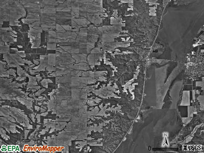 Steuben township, Illinois satellite photo by USGS