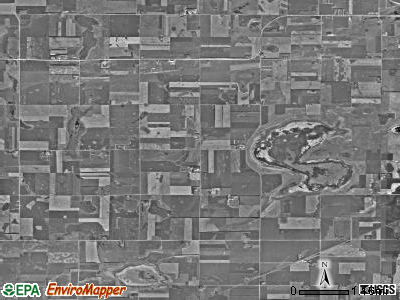 Kampeska township, South Dakota satellite photo by USGS