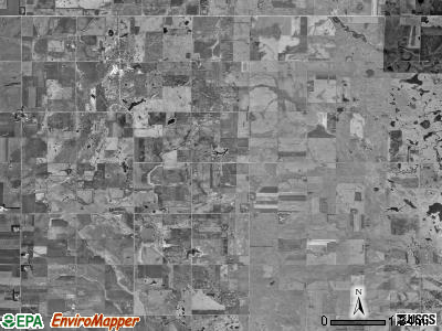 Goodwin township, South Dakota satellite photo by USGS