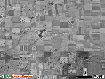 Fordham township, South Dakota satellite photo by USGS