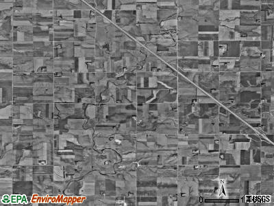 Hamlin township, South Dakota satellite photo by USGS