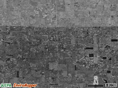 Union township, Illinois satellite photo by USGS