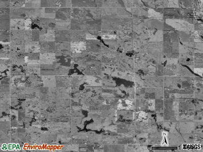 Bonilla township, South Dakota satellite photo by USGS