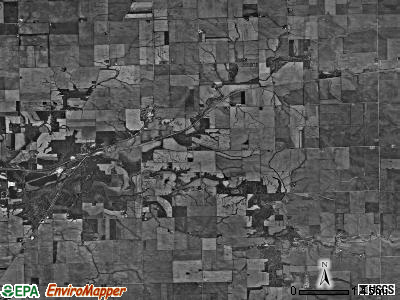 Bell Plain township, Illinois satellite photo by USGS