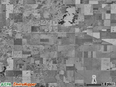 St. Lawrence township, South Dakota satellite photo by USGS