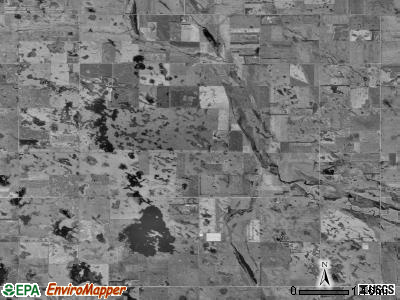 Broadland township, South Dakota satellite photo by USGS