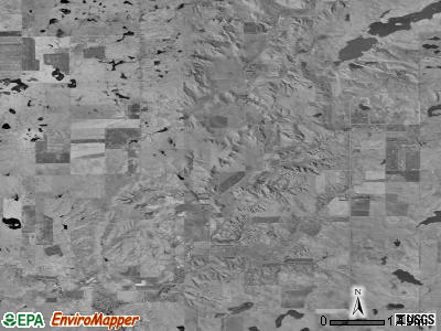 Spring Hill township, South Dakota satellite photo by USGS