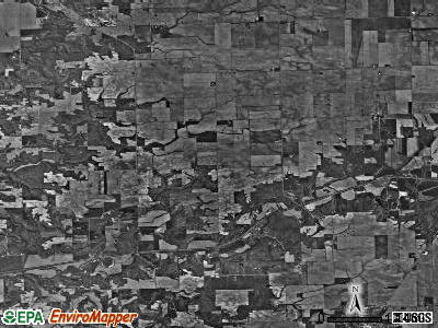 Richland township, Illinois satellite photo by USGS