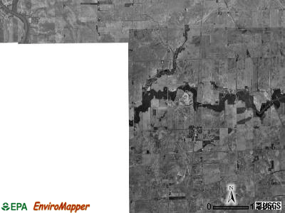 Papineau township, Illinois satellite photo by USGS