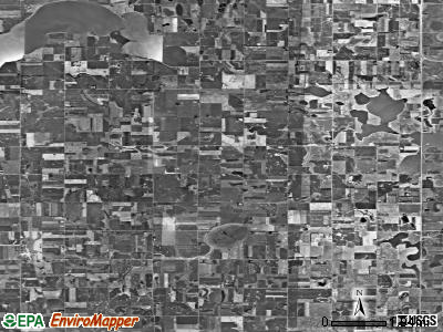 Spring Lake township, South Dakota satellite photo by USGS