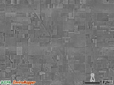 Esmond township, South Dakota satellite photo by USGS