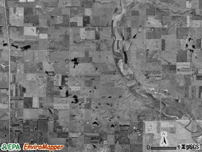 Jackson township, South Dakota satellite photo by USGS
