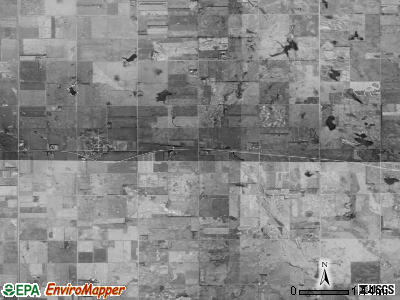 Franklin township, South Dakota satellite photo by USGS