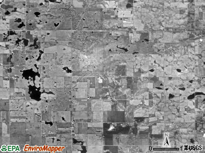 Winfred township, South Dakota satellite photo by USGS